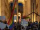 ЛГБТ-демонстрация в Тбилиси. Фото: t.me/astrapress